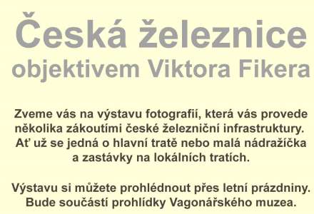 Česká železnice objektivem Viktora Fikera